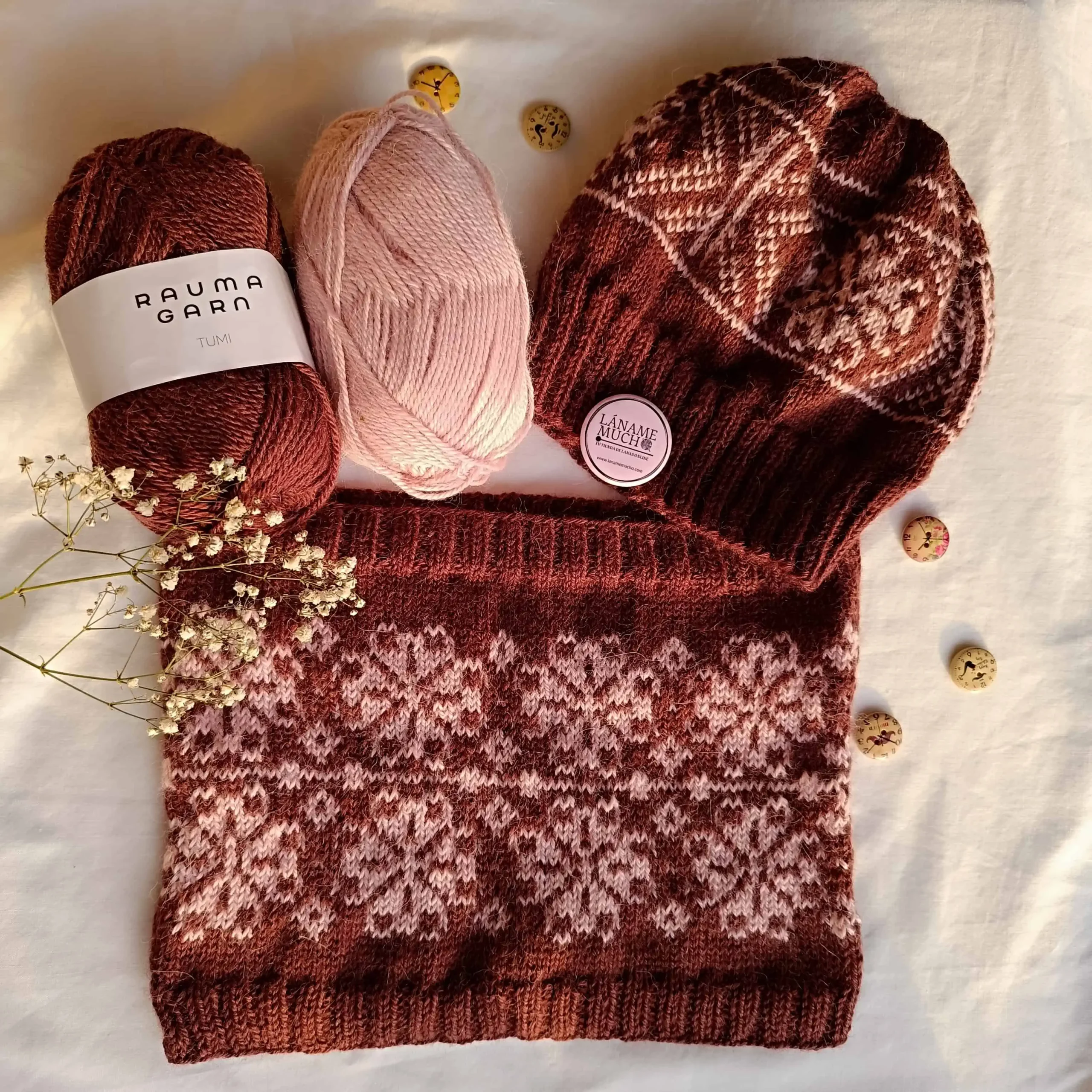 Kit "Gorro CATRIONA y Cuello CALLUM " diseño de Sofía Izaguirre - Imagen 4