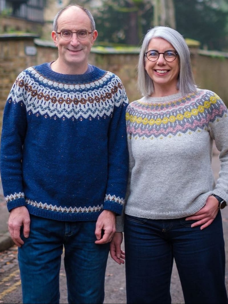 Kit "FITU SWEATER" diseño Belén Fernández (@tejereningles) - Imagen 2