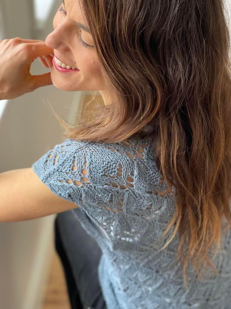 Kit Hydrangeas Top (Hortensia Top) con Løvetand - Trine Bertelsen