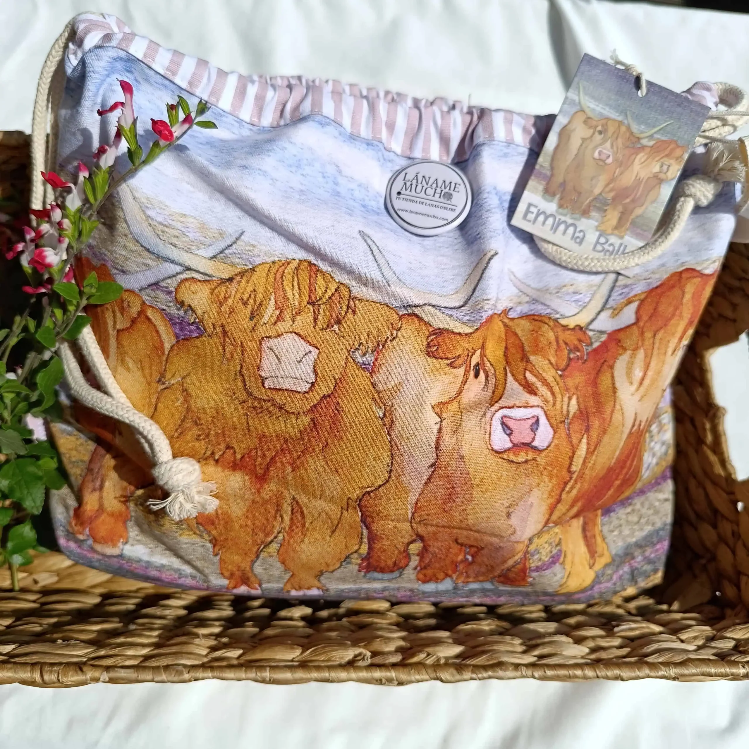 EMMA BALL Bolsa de Proyecto "Highland Coos". - Imagen 2