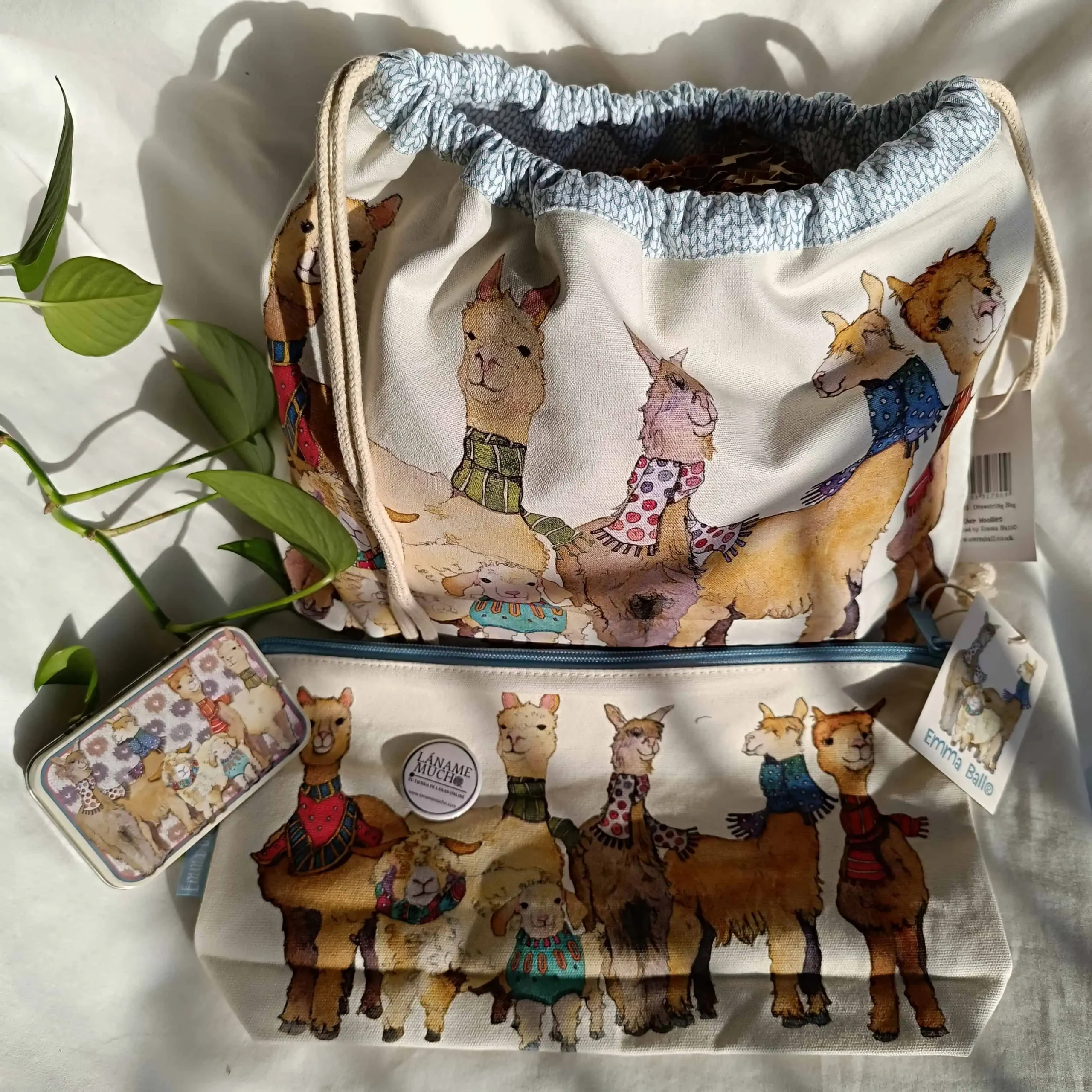 EMMA BALL Bolsa de Proyecto "Llamas & friends" - Imagen 2