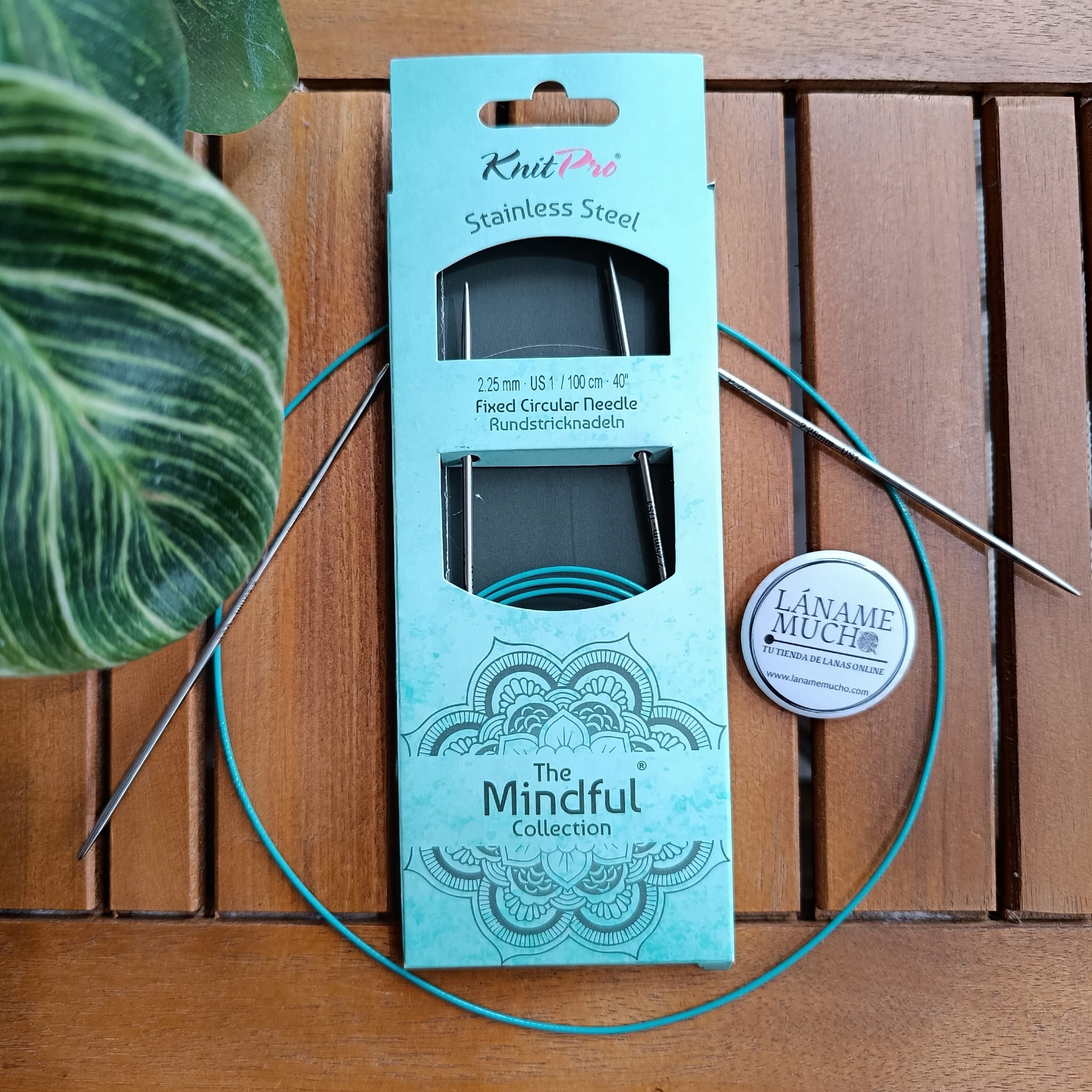 KnitPro Agujas circulares fijas 100 cm Mindful
