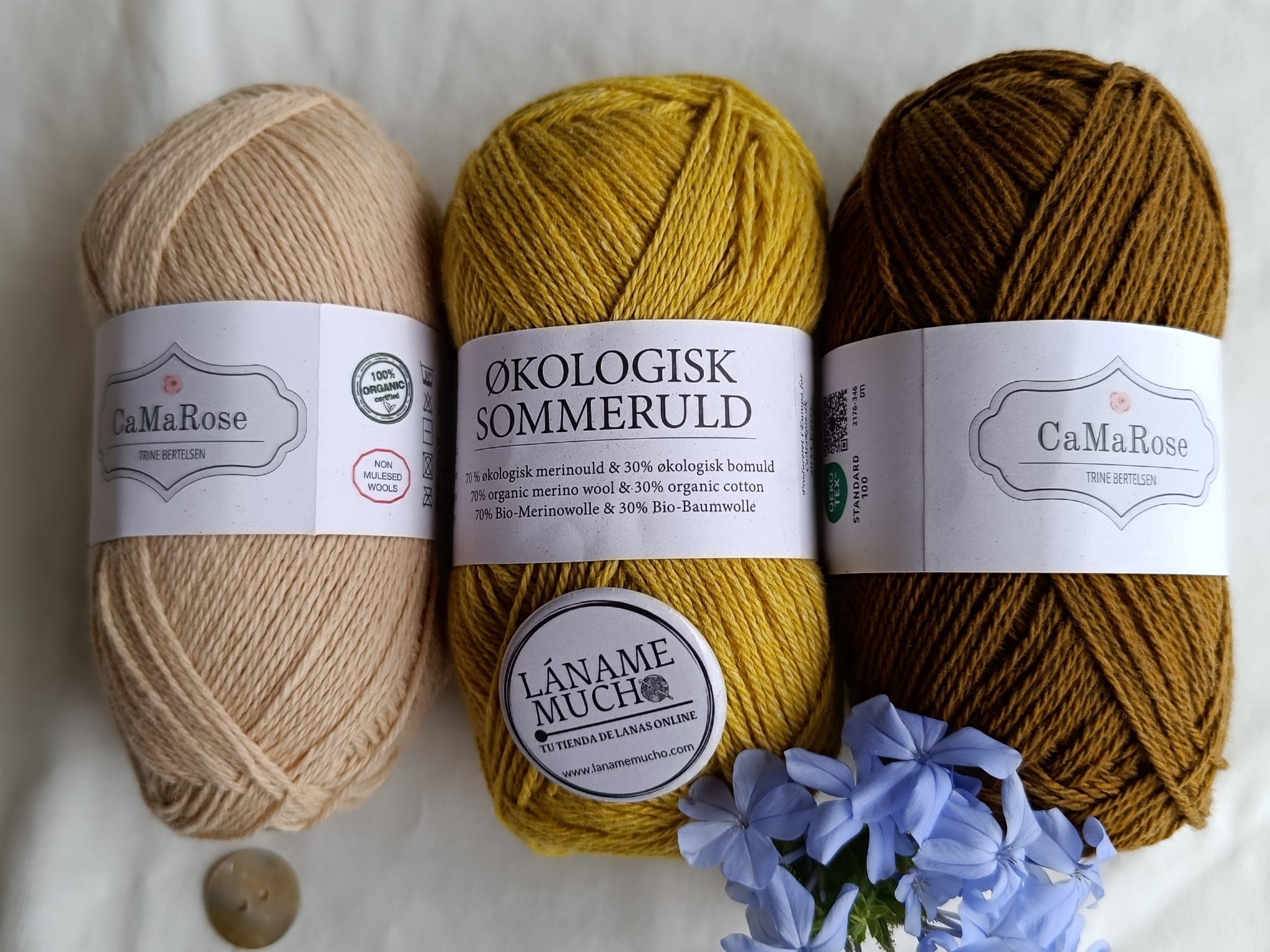 Kit "PRAU Sweater" Okologisk Sommeruld (CaMaRose) Belén Fernández @tejereningles - Imagen 3