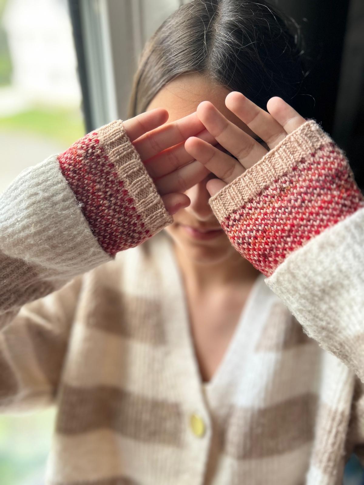 Kit "Conjunto Snowflake" diseño de @angie_knits_ (Camwool) - Imagen 6
