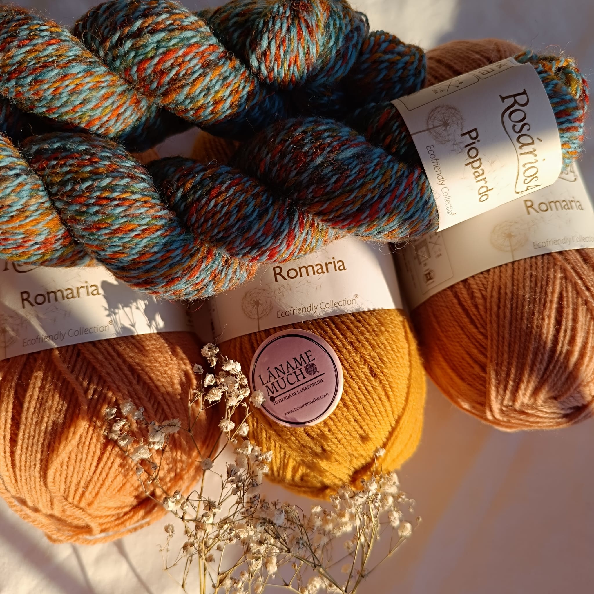 Kit "Conjunto Snowflake" diseño de @angie_knits_ - Imagen 10