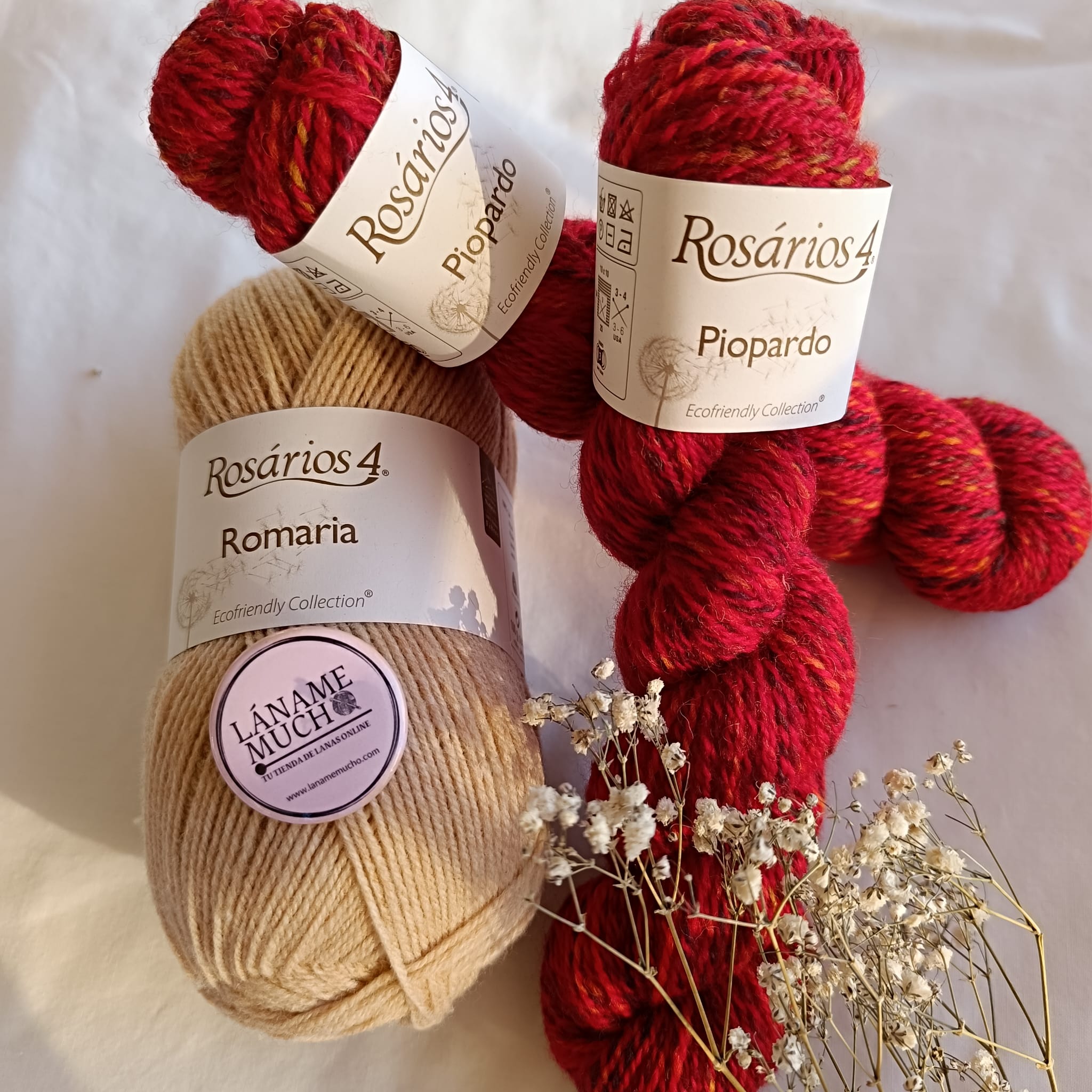Kit "Conjunto Snowflake" diseño de @angie_knits_ - Imagen 8