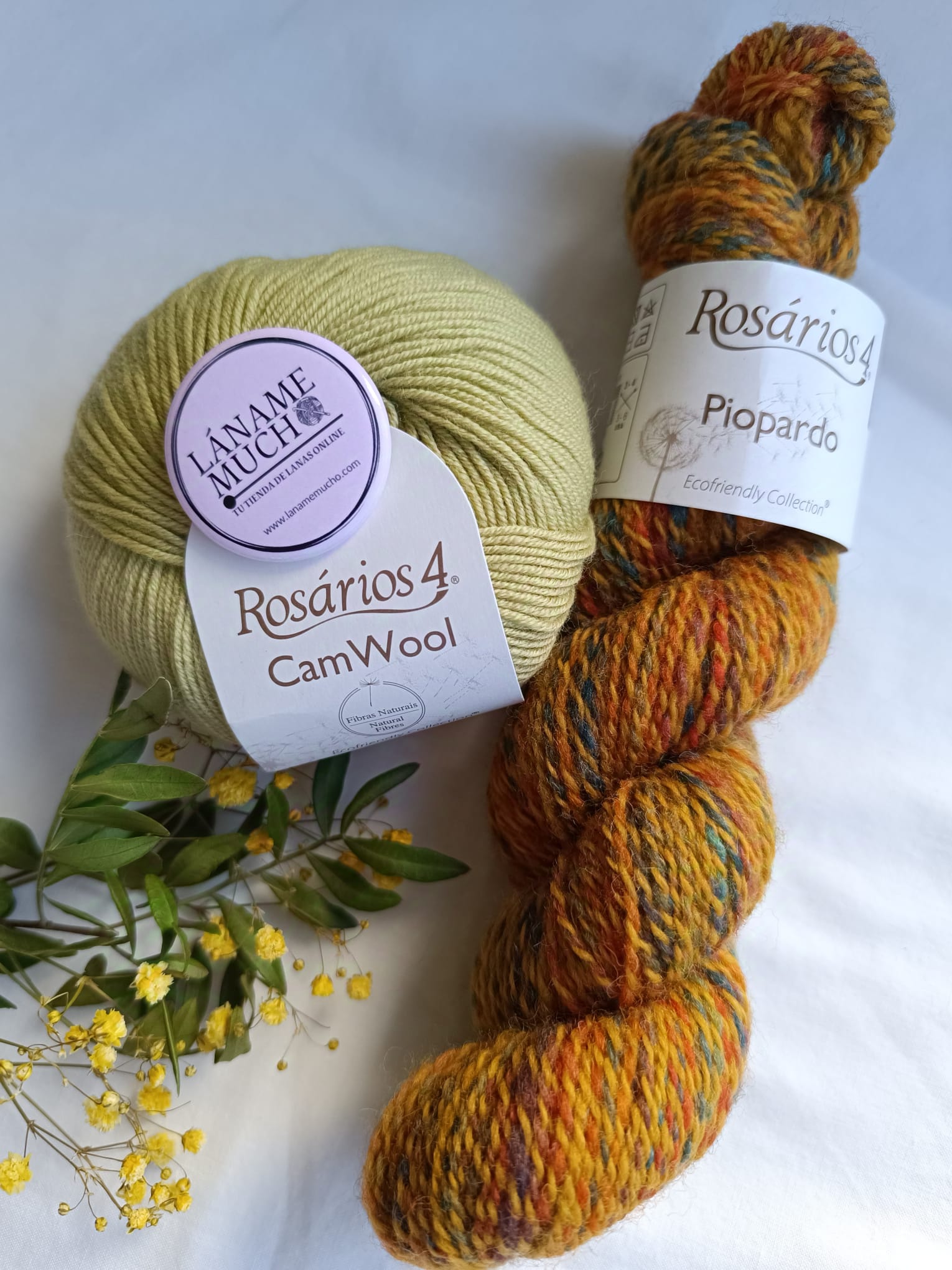 Kit "Conjunto Snowflake" diseño de @angie_knits_ (Camwool) - Imagen 13