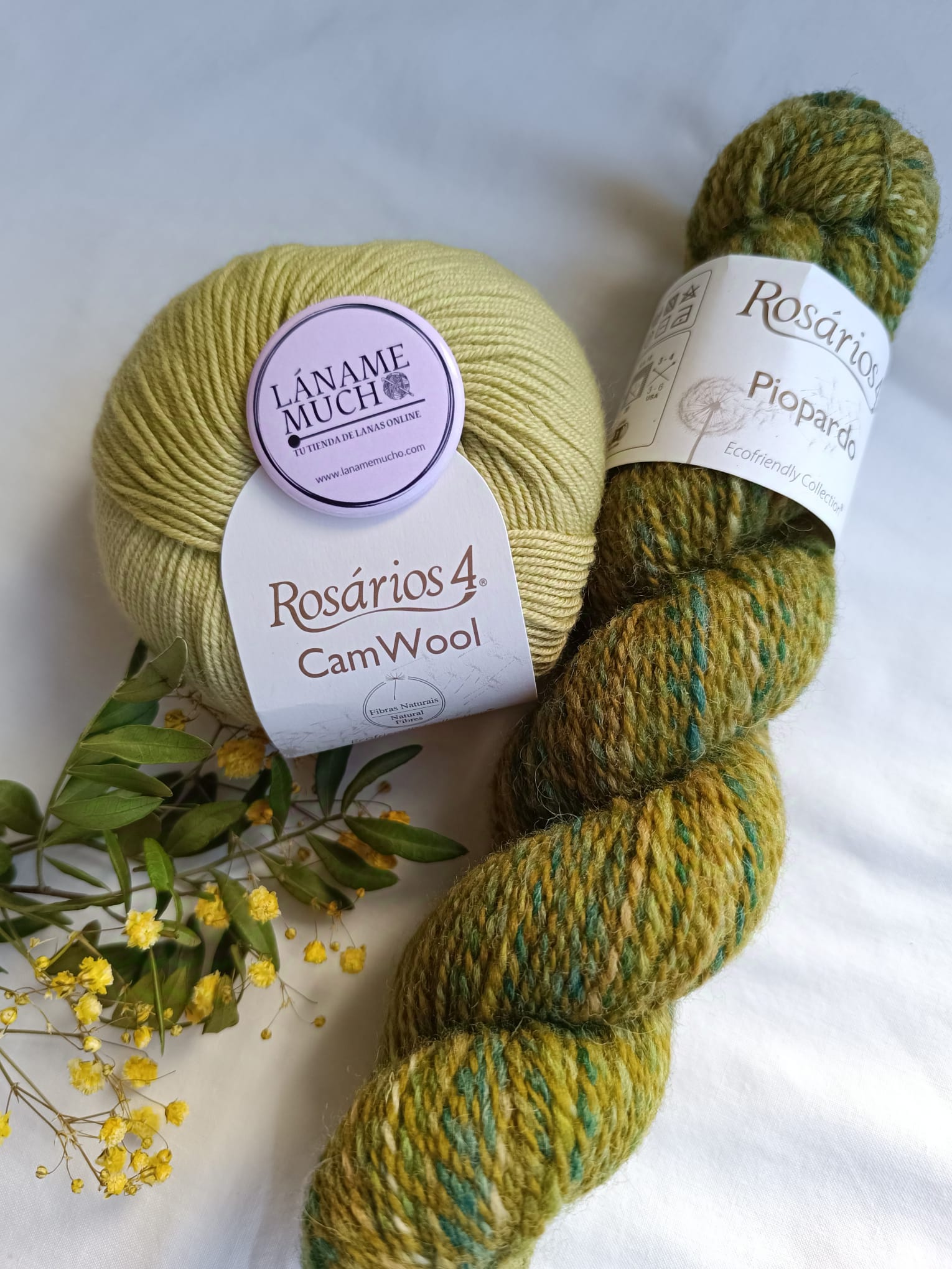 Kit "Conjunto Snowflake" diseño de @angie_knits_ (Camwool) - Imagen 14