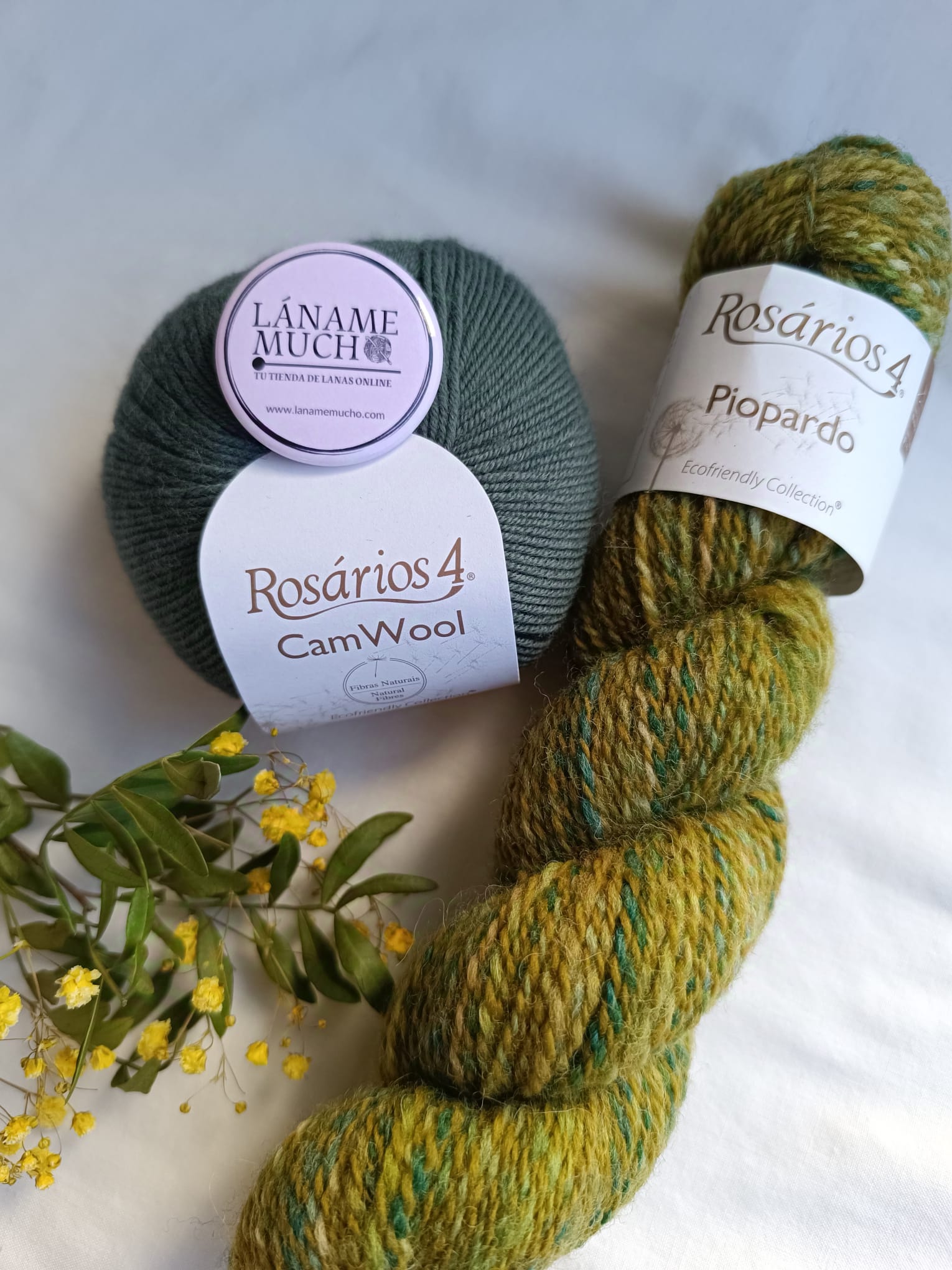 Kit "Conjunto Snowflake" diseño de @angie_knits_ (Camwool) - Imagen 8