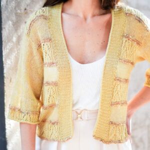 Kit "Moulin Rouge Cardigan" Pope Vergara - Okologisk Sommeruld