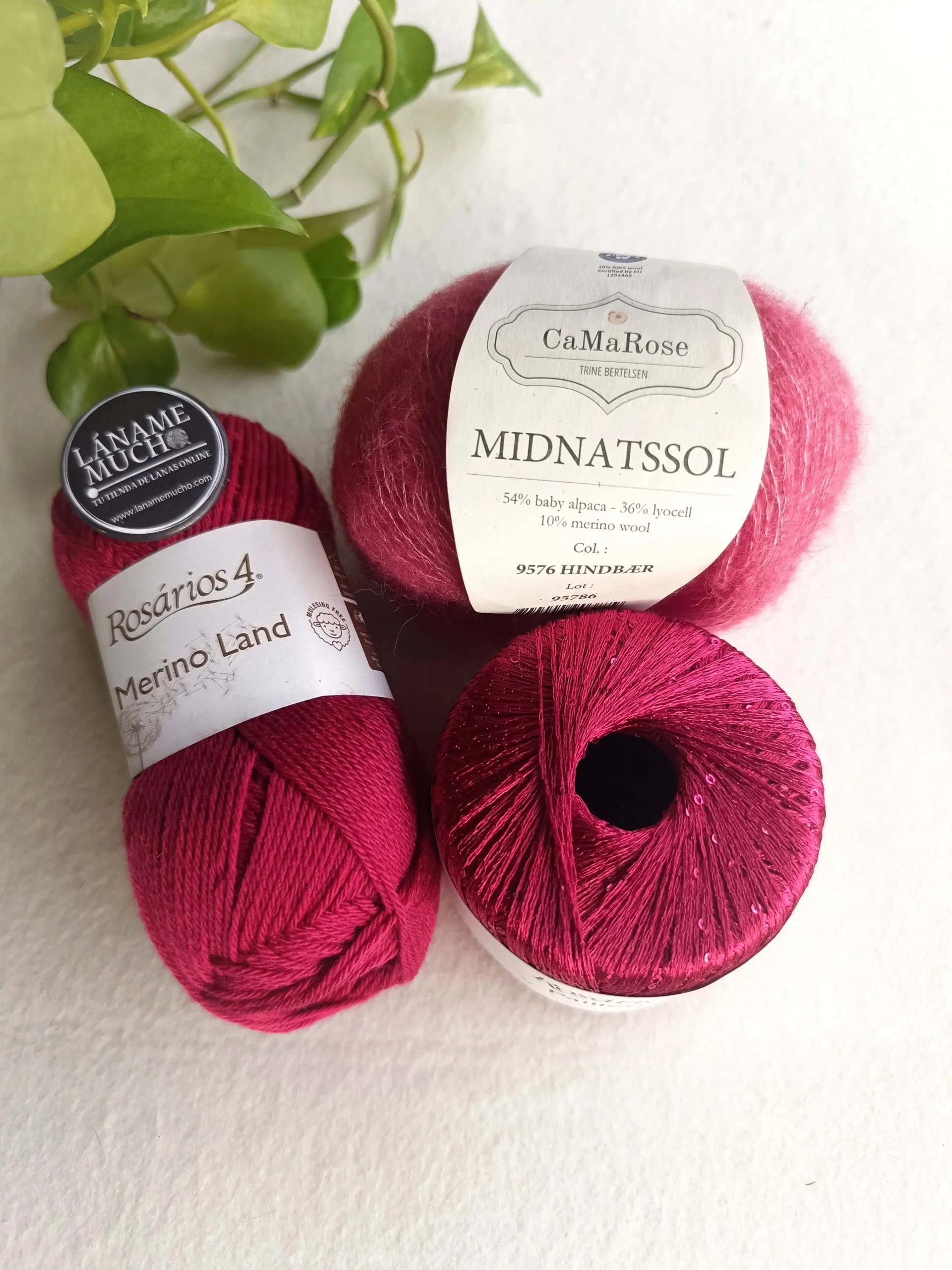 Kit "Moulin Rouge Cardigan" Pope Vergara - Merino Land (con brilli brilli) - Imagen 5