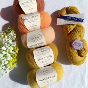 Kit Chal "Glow Along 2026" Stephen West (Ultimate Sock de Malabrigo + Midnatssol)