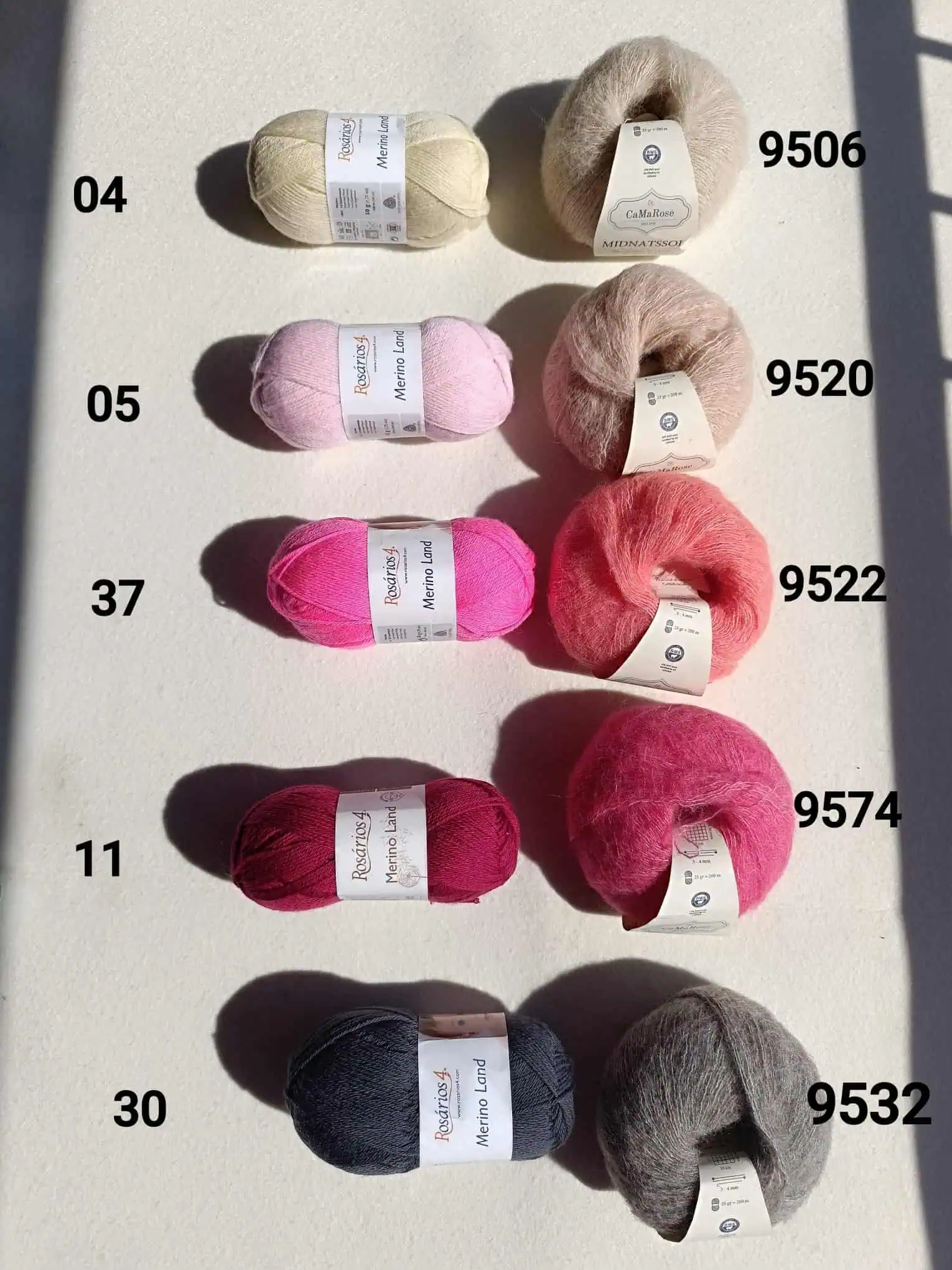 Kit "Llume" Belén Fernández - Merino Land y Midnatssol - Imagen 5