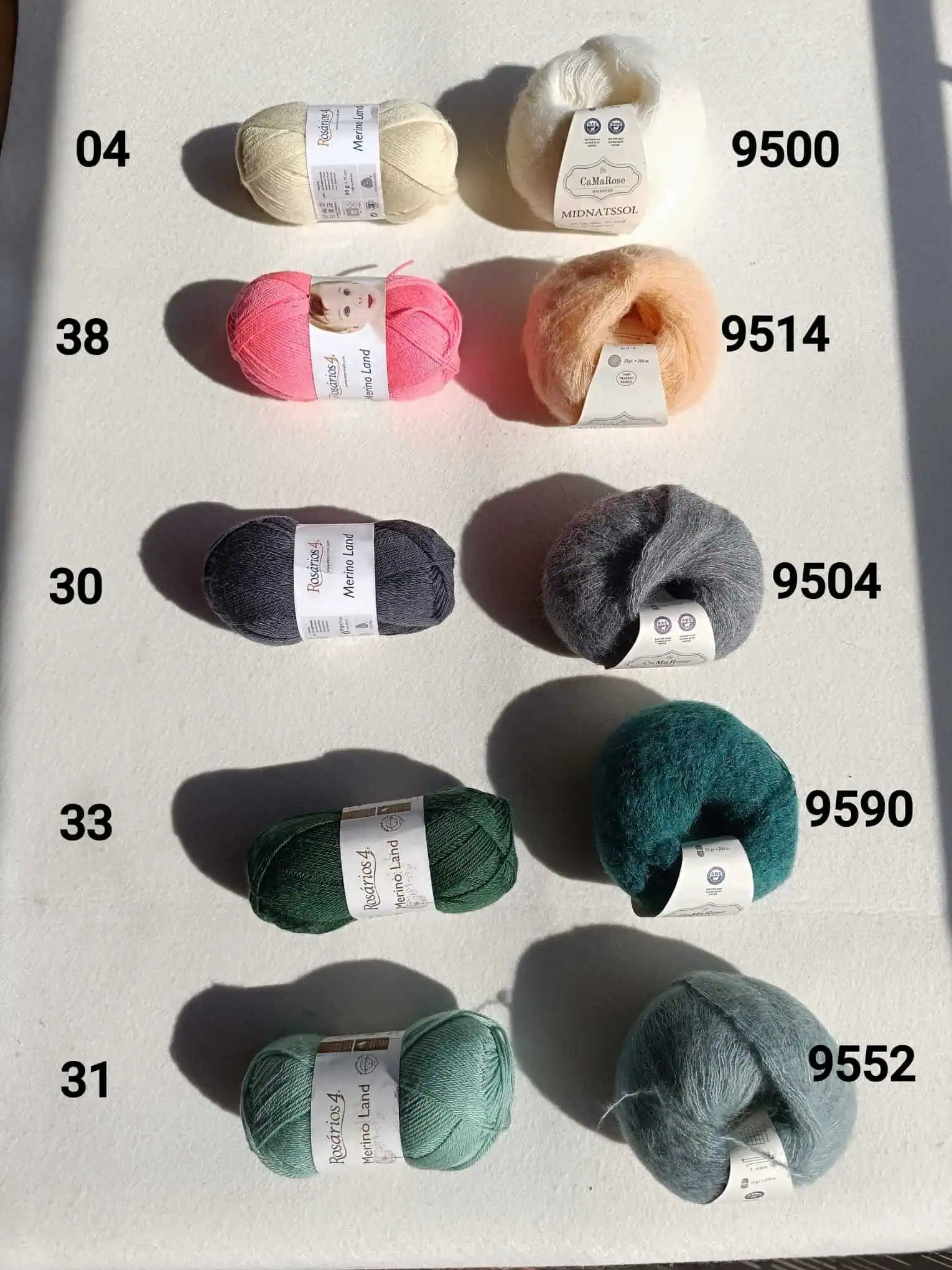 Kit "Llume" Belén Fernández - Merino Land y Midnatssol - Imagen 4