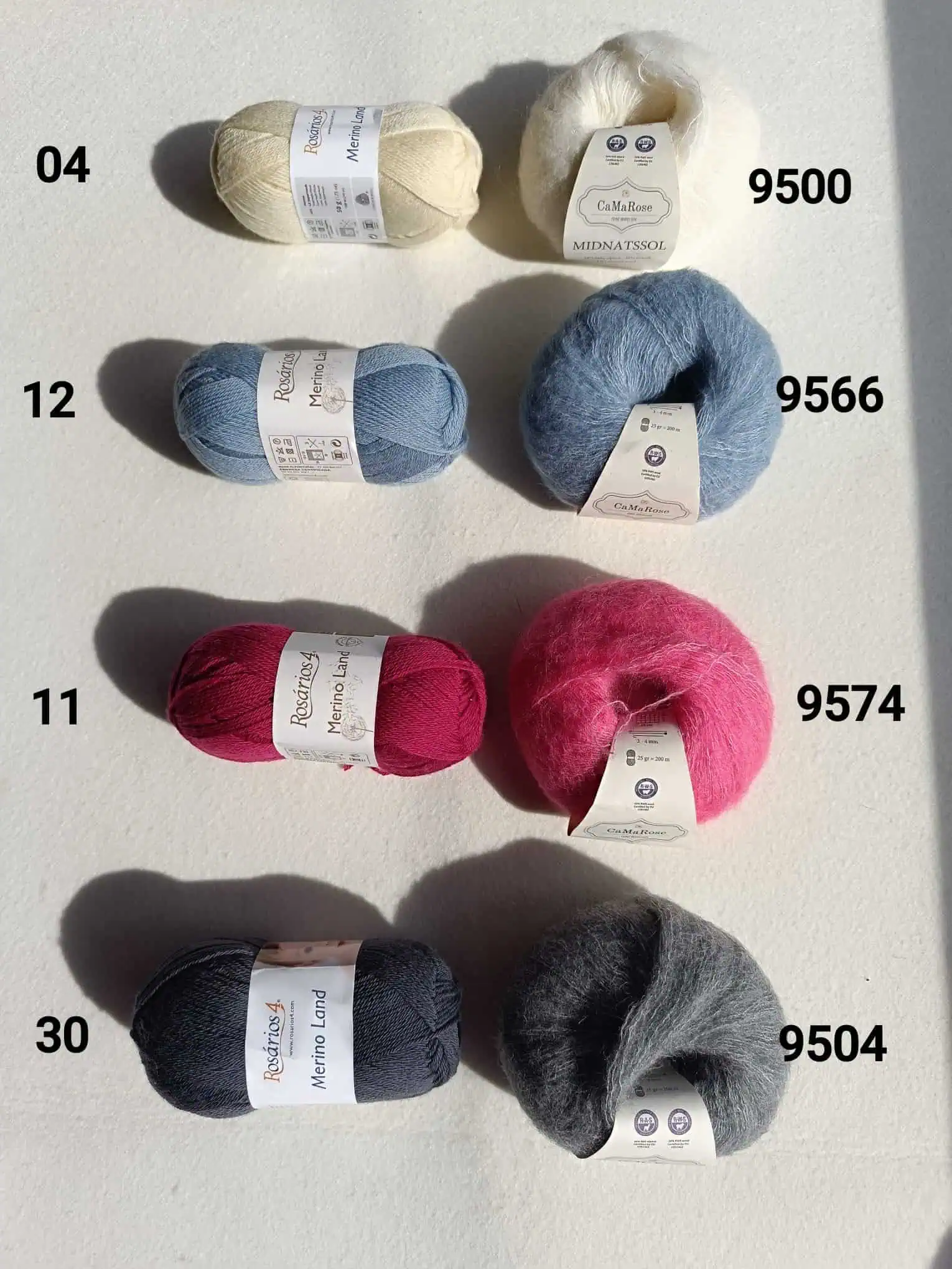 Kit "Llume" Belén Fernández - Merino Land y Midnatssol - Imagen 2
